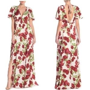 NWT Show me your Mumu Faye Flutter Maxi Dress
